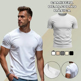 Camiseta Masculina Lisa GuGi Básica Sem Estampa 100% Algodão Macio 30.1 CM01-LISA