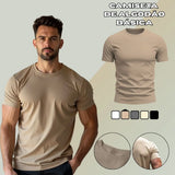 Camiseta Masculina Lisa GuGi Básica Sem Estampa 100% Algodão Macio 30.1 CM01-LISA