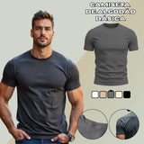 Camiseta Masculina Lisa GuGi Básica Sem Estampa 100% Algodão Macio 30.1 CM01-LISA