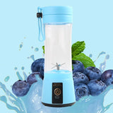 380ml portátil espremedor elétrico smoothie liquidificador usb recarregável processador de alimentos mini misturador frutas para viagens cozinha treino