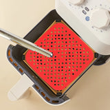 Air Fryer Silicone Liner Mat, Reutilizável, Antiaderente, Cozimento, Redondo, Quadrado, Acessórios de cozinha