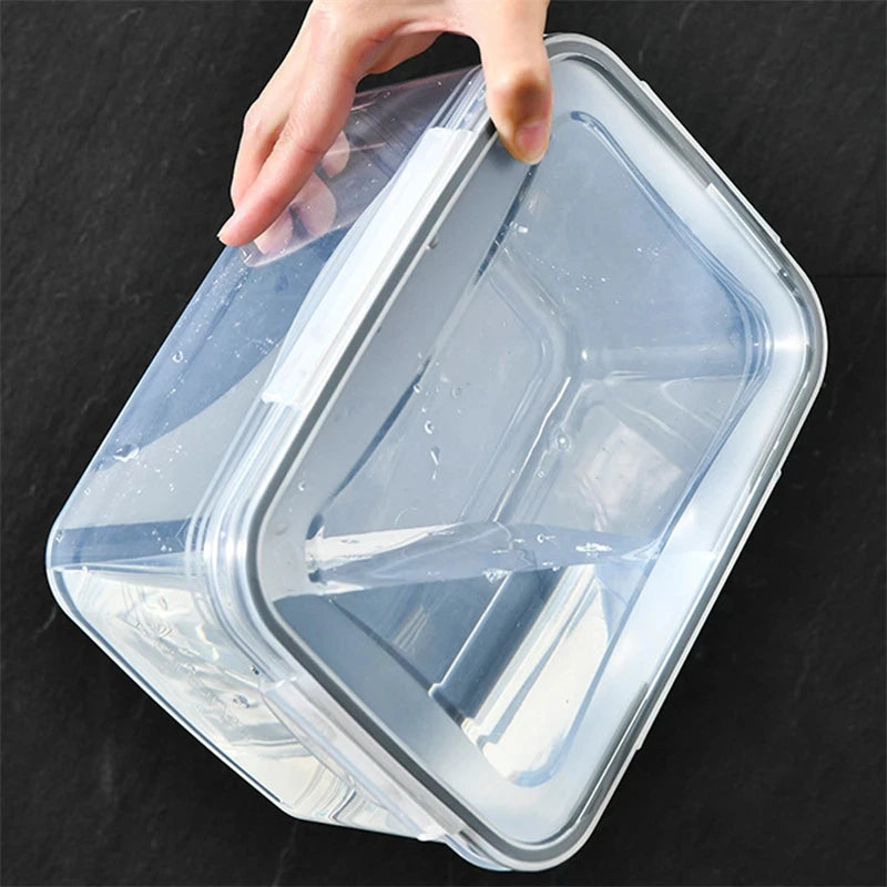 Conjunto de Potes Organizadores para Geladeira com Filtro (3 Peças)