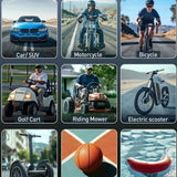 Compressor de ar portátil pneus inflator bomba sem fio bomba inflator pressão precisa bomba de ar para motocicleta bicicleta bola