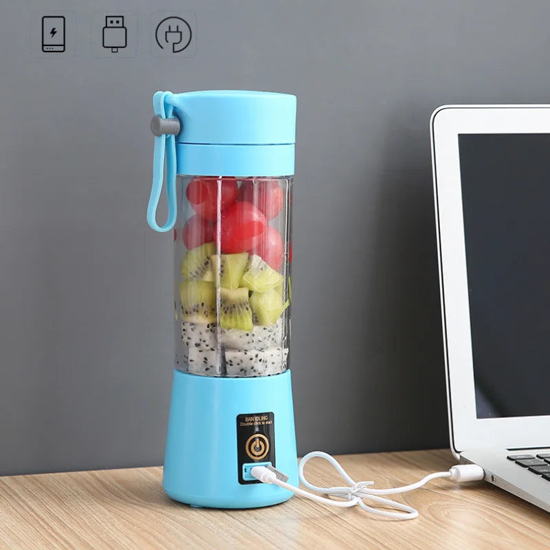 Mini Liquidificador Elétrico Portátil USB (380ml)