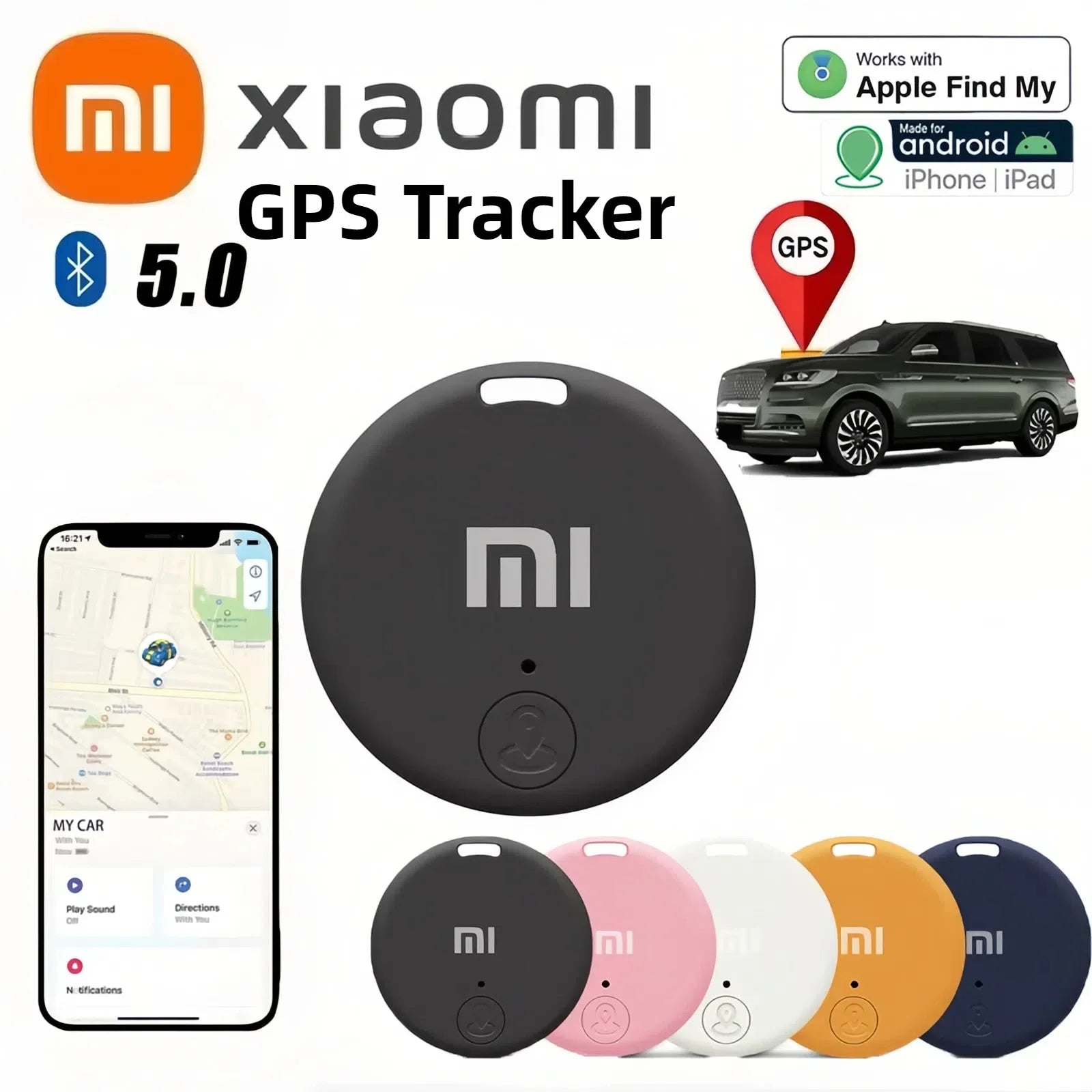 Mini Rastreador GPS Bluetooth Antiperda