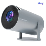 Projetor Magcúbico Android 11 4K 1280*720P HY300 Pro + Wifi Duplo 290ANSI 180 ° Projetor portátil externo flexível para cinema BT5.0