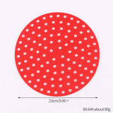 Air Fryer Silicone Liner Mat, Reutilizável, Antiaderente, Cozimento, Redondo, Quadrado, Acessórios de cozinha