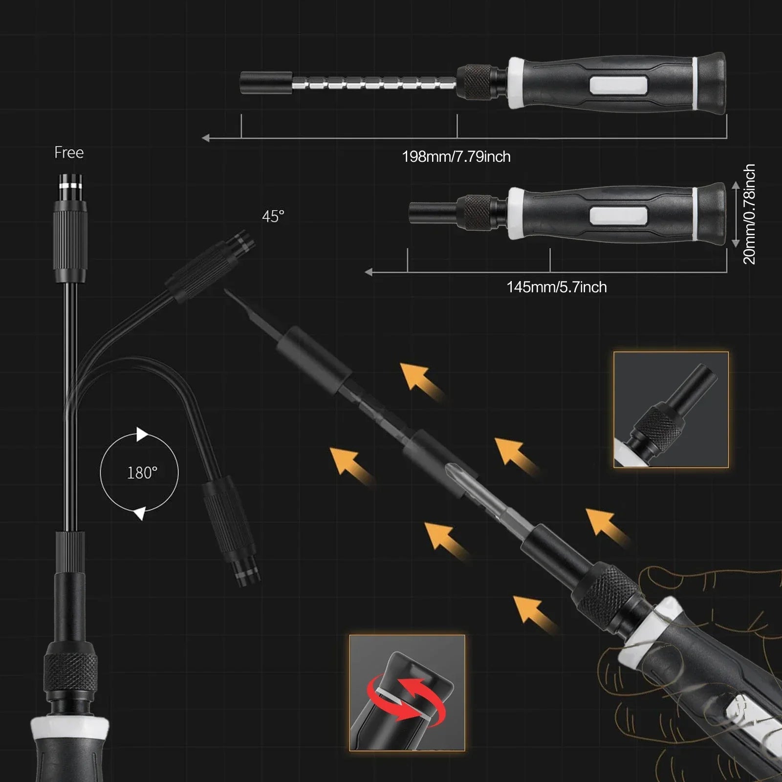 Kit Chave de Fenda de Precisão Multiuso (25 a 152 peças)