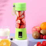 380ml portátil espremedor elétrico smoothie liquidificador usb recarregável processador de alimentos mini misturador frutas para viagens cozinha treino
