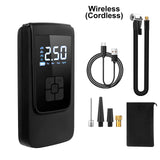 Compressor de ar portátil pneus inflator bomba sem fio bomba inflator pressão precisa bomba de ar para motocicleta bicicleta bola