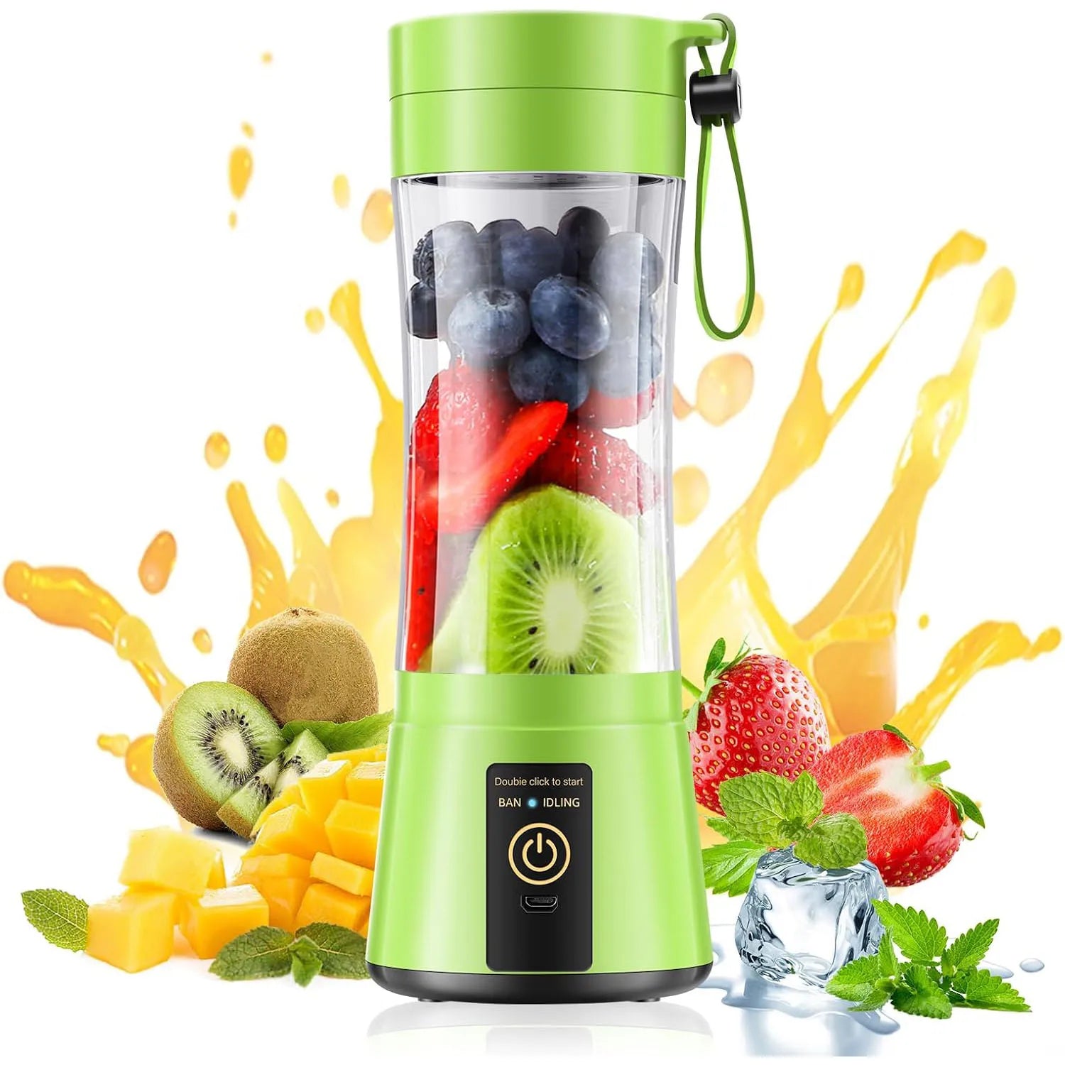 Mini Liquidificador Elétrico Portátil USB (380ml)