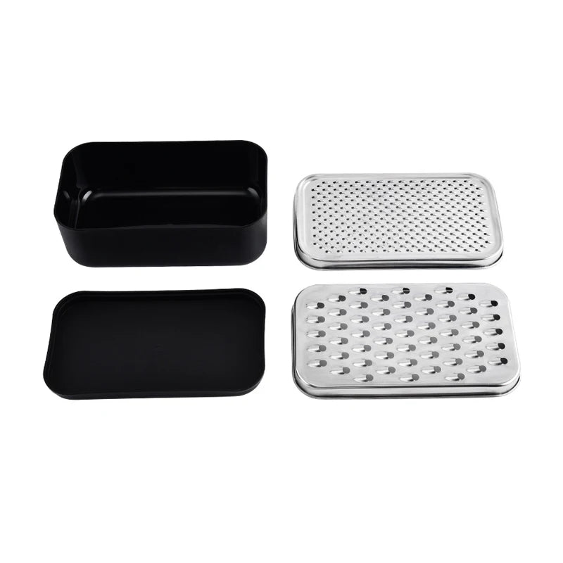 Ralador de Queijo Duplo Face com Recipiente