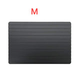 Bandeja de descongelamento de alumínio de tamanho grande para carne congelada com placa de descongelamento super rápida, placa de descongelamento natural rápida e mágica