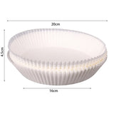 Bandeja de papel para cozimento a ar fritadeira, óleo de silicone, comestível, graxa, forno blotting, ferramenta de cozimento, 50pcs