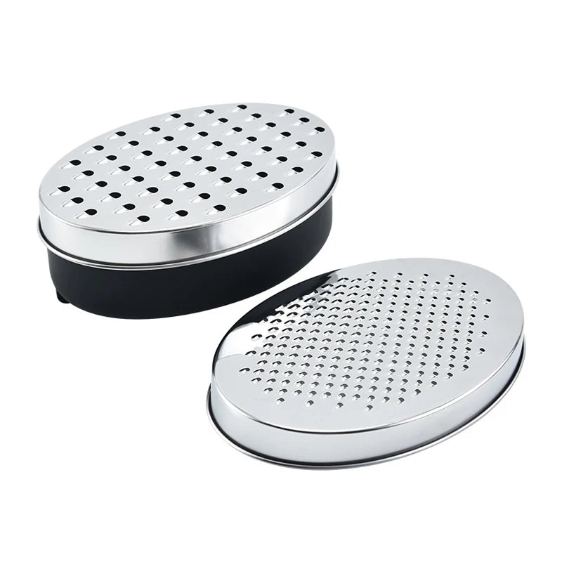 Ralador de Queijo Duplo Face com Recipiente