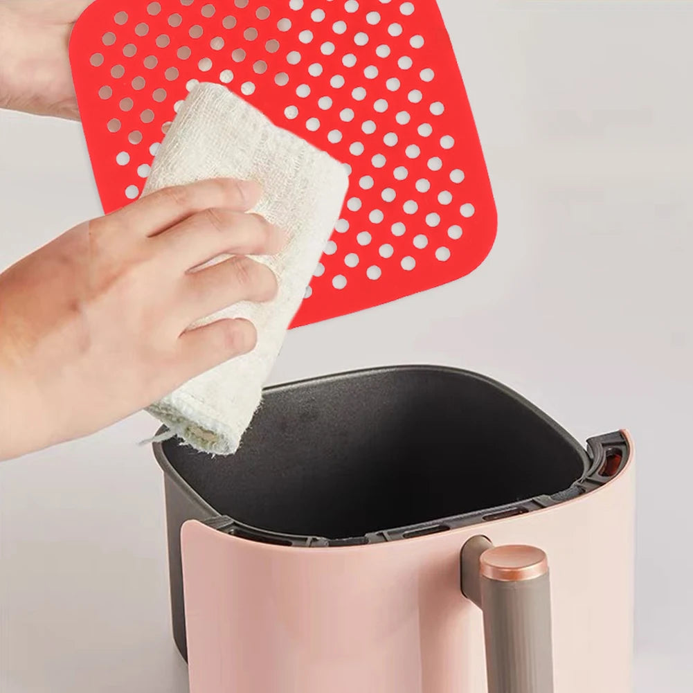 Forma de Silicone Antiaderente para Air Fryer