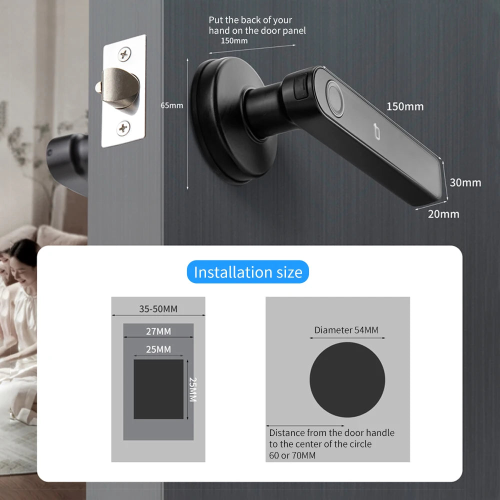 Fechadura Digital Inteligente com Bluetooth e Impressão Digital