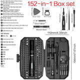 Professional Precision Chave De Fenda Set, Laptop Tool Kit, Computer Repair Kit, Torx, T5, T6, 152/25 em 1