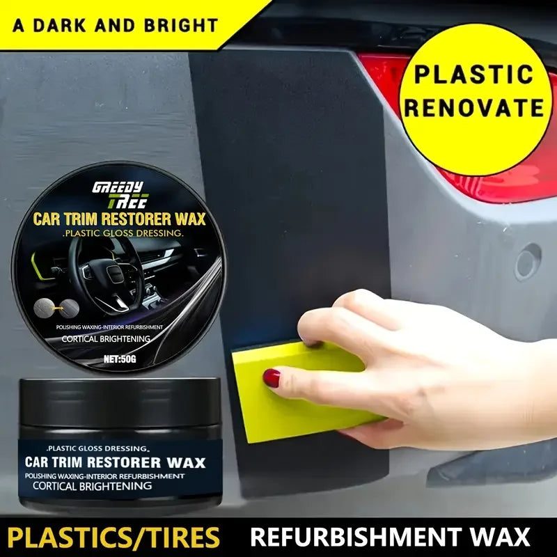 Cera Reparadora de Plástico e Painel Automotivo