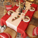 Toalha de mesa impermeável festiva, toalha de mesa à prova d'água festiva, toalhas de mesa impermeáveis para mesas retangulares