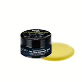 Agente de reparo de plástico de carro cristalina - agente de revestimento de cera de renovação de interior e painel de carro cera de polimento de carro