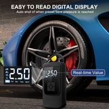 Compressor de ar portátil pneus inflator bomba sem fio bomba inflator pressão precisa bomba de ar para motocicleta bicicleta bola