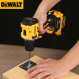 DEWALT Bateria de lítio 20V recarregável sem escova chave de fenda elétrica compacta furadeira de impacto DCD805