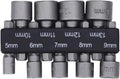 Kit de Soquetes Hexagonais 9 Peças (5mm-13mm)