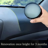 Agente de reparo de plástico de carro cristalina - agente de revestimento de cera de renovação de interior e painel de carro cera de polimento de carro