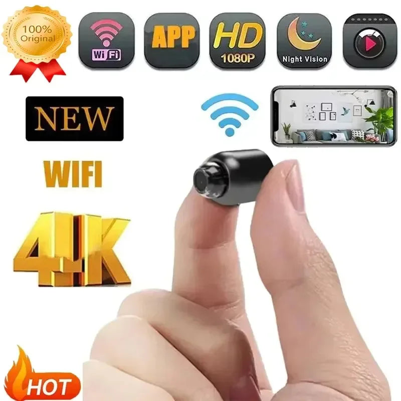 Mini Câmera de Segurança Sem Fio Full HD
