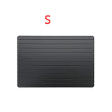 Bandeja de descongelamento de alumínio de tamanho grande para carne congelada com placa de descongelamento super rápida, placa de descongelamento natural rápida e mágica