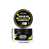 Kit de revestimento de polimento de vidro do carro para pára-brisa pasta de remoção de filme de óleo de vidro do carro repelente de água anti chuva kits de limpeza hidrofóbica