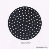 Air Fryer Silicone Liner Mat, Reutilizável, Antiaderente, Cozimento, Redondo, Quadrado, Acessórios de cozinha