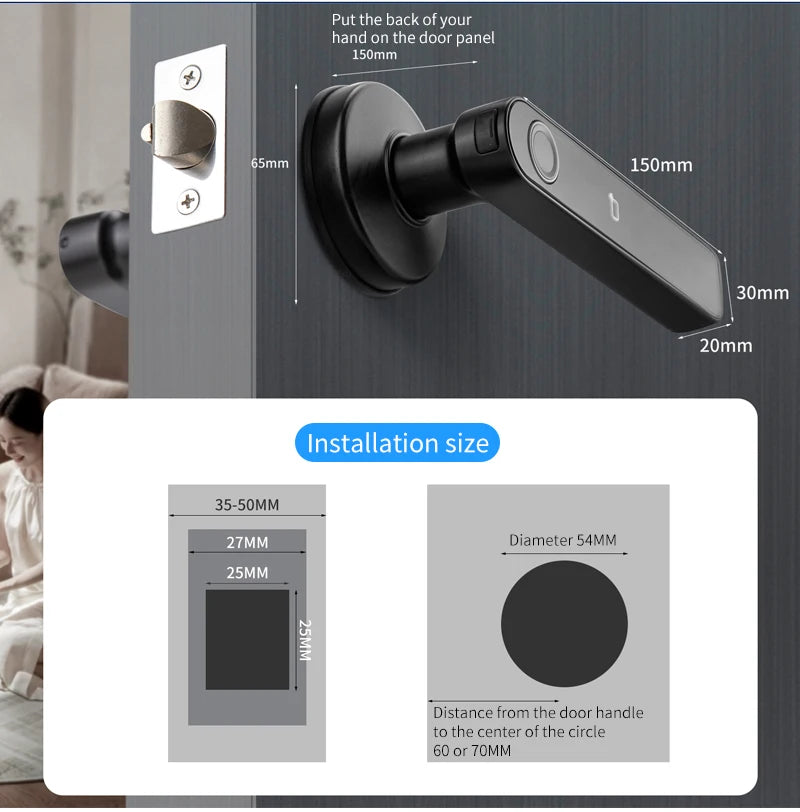 Fechadura Digital Inteligente com Bluetooth e Impressão Digital