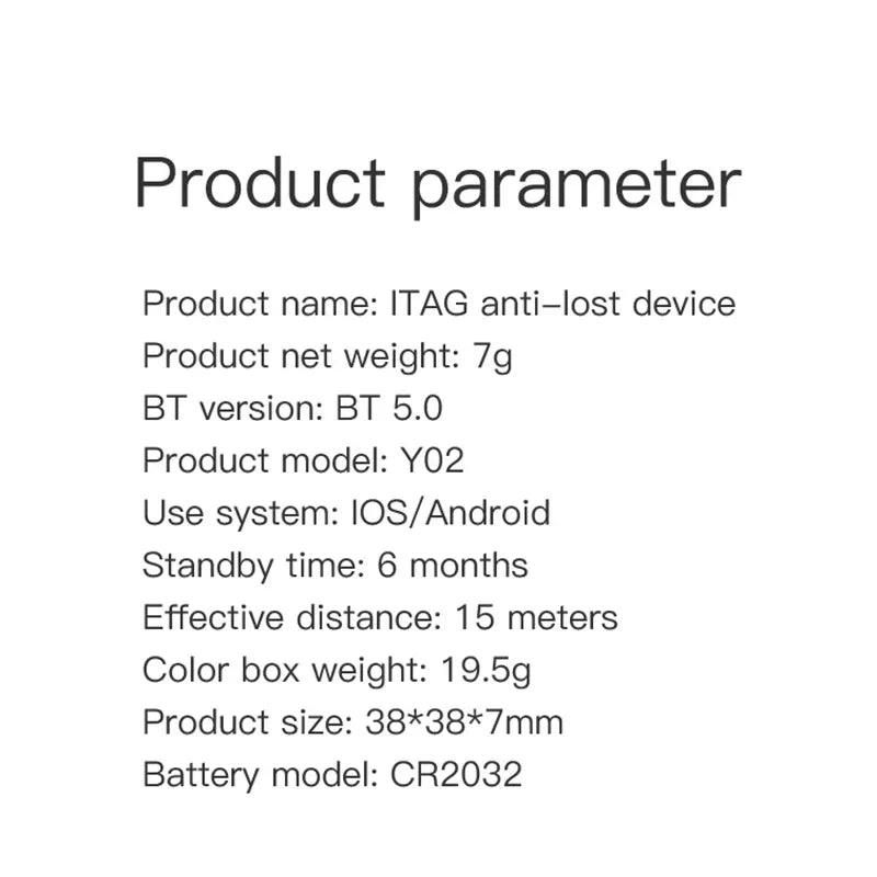 Mini Rastreador GPS Bluetooth Antiperda